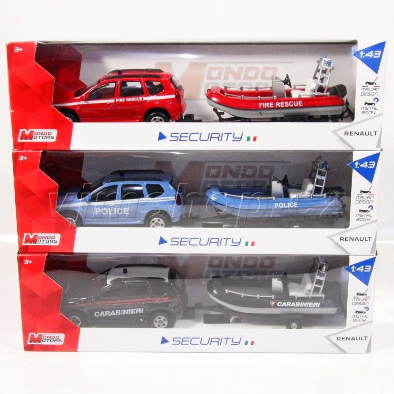 Mondo Motors Dacia Duster Security + člun - 1:43 ass.