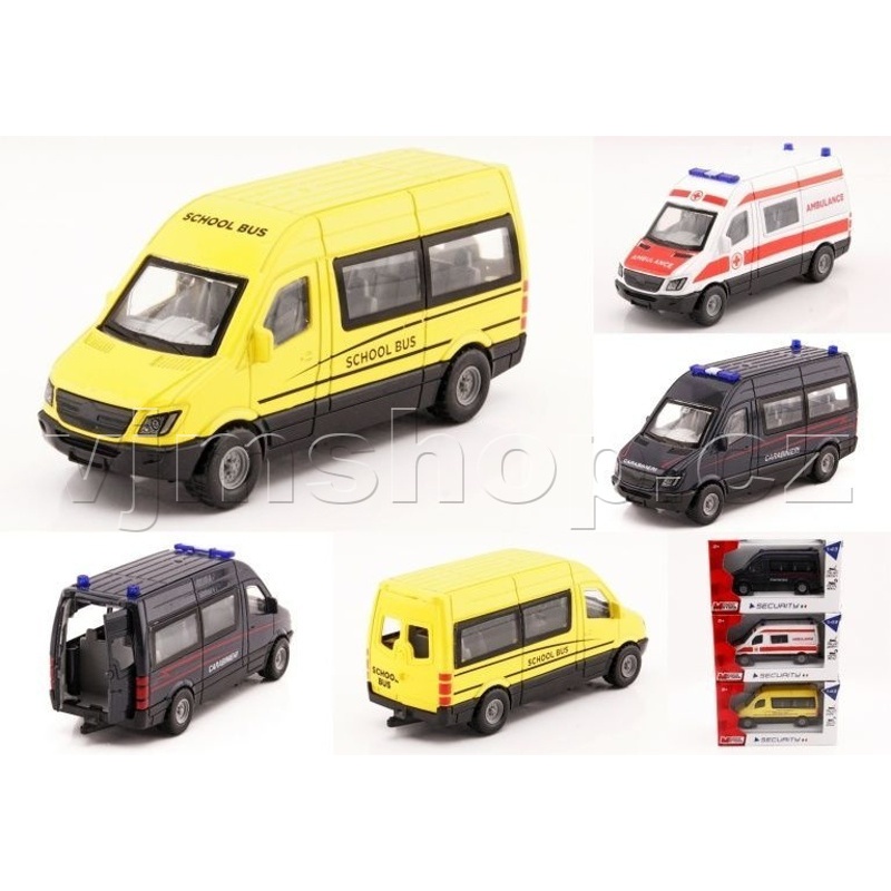 Model Auto Mini Bus -1:43 assort