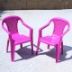 Sada 2 židličky a stoleček Progarden - růžová