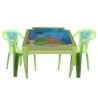 Sada 2 židličky a stoleček OCEAN - zelená