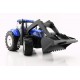 Traktor modrý NEW HOLAND 40cm s radlicí