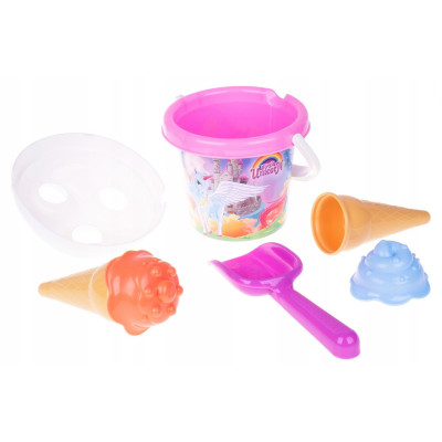 Kyblík sada na písek prům.13cm Unicorn ICE